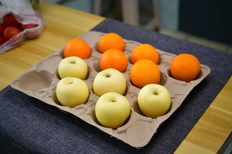 molded fiber fruit tray